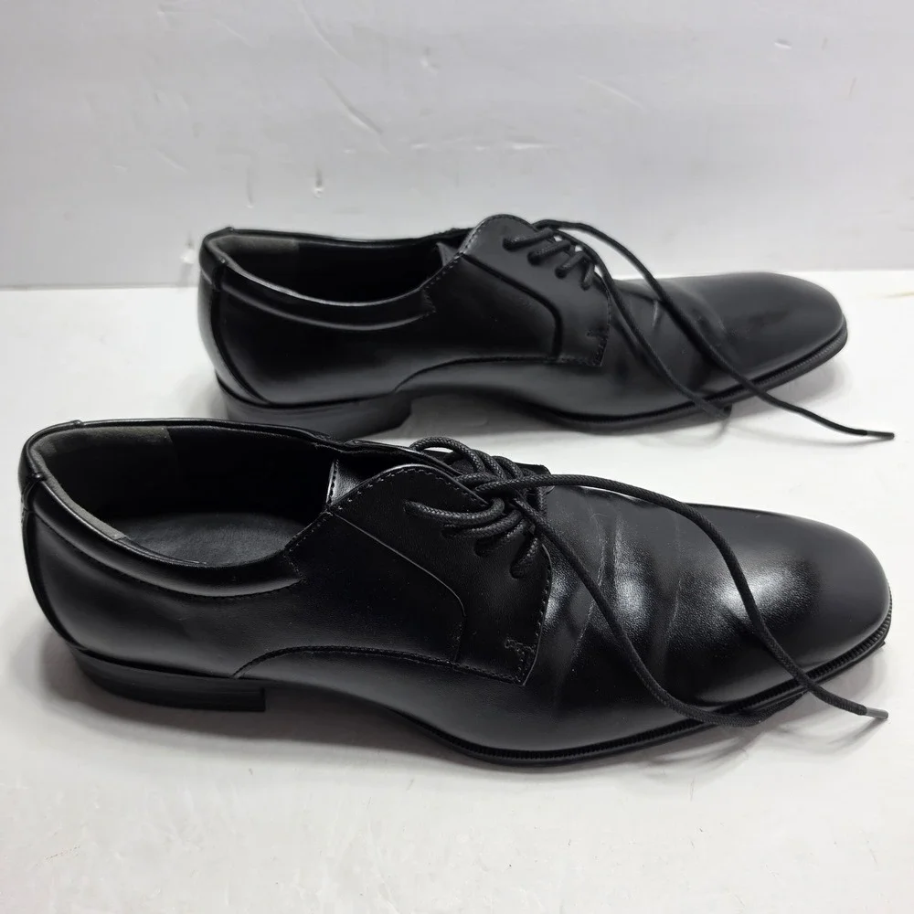 Alfani Andrew Mens Black Plain Toe Derby Dress Shoes Memory Foam 9.5M ANDREWBK